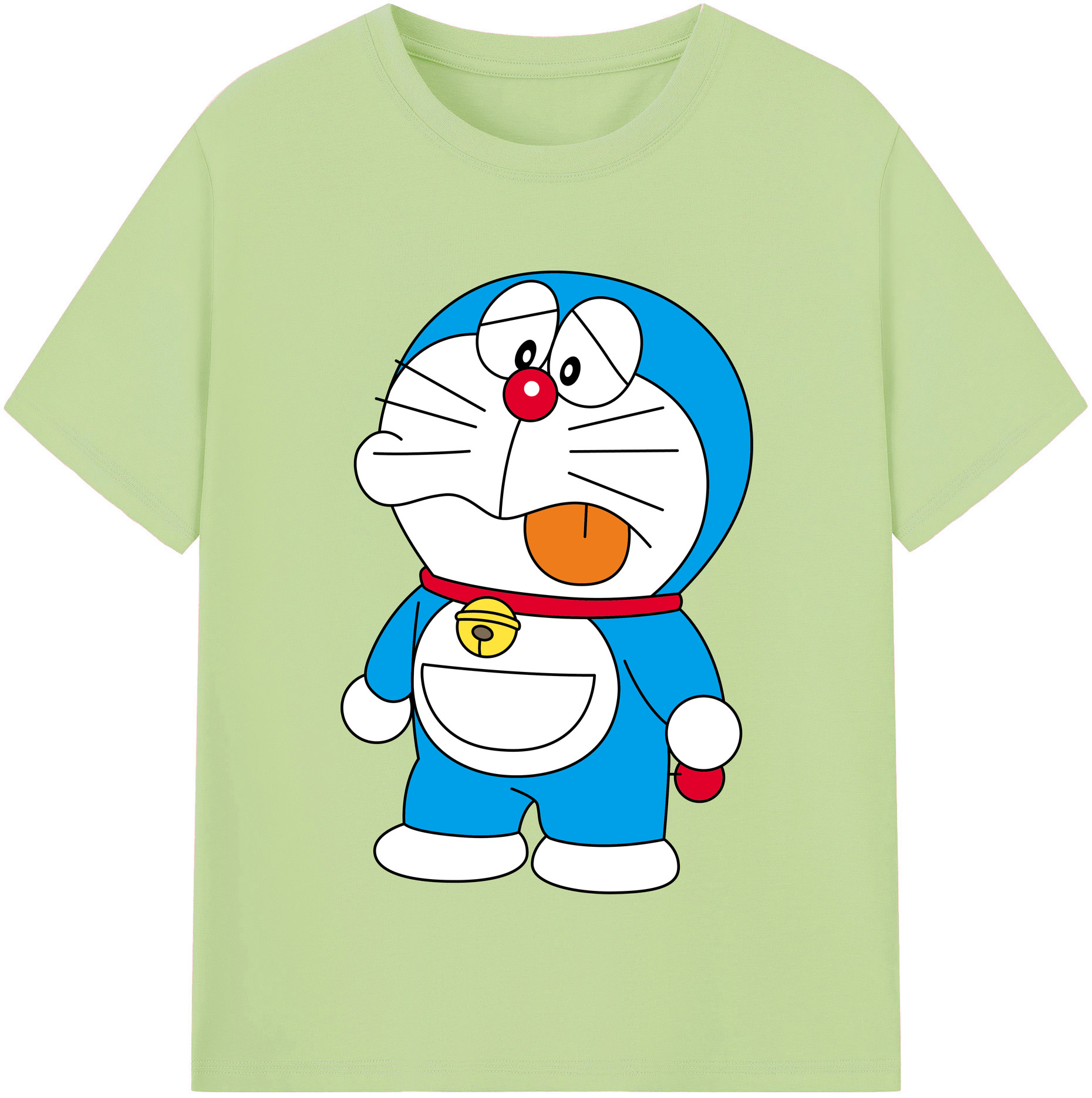 （画像用） ドラえもん Doraemon 綿100％半袖Tシャツ（フロントプリント）
